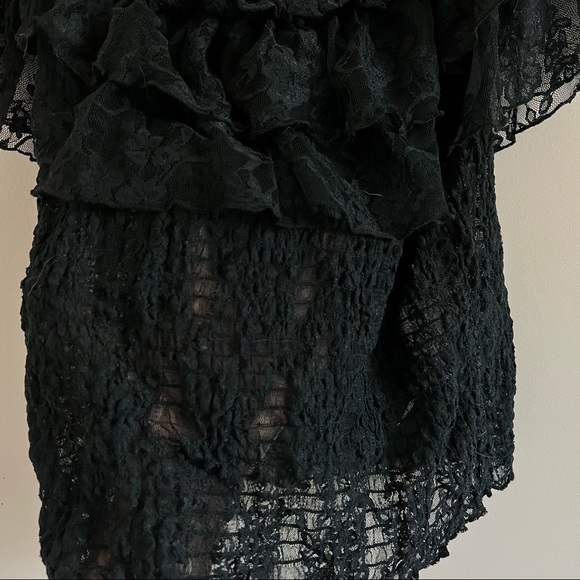 Jolie & Joy | NWT Black Lace Top - Picture 5 of 6